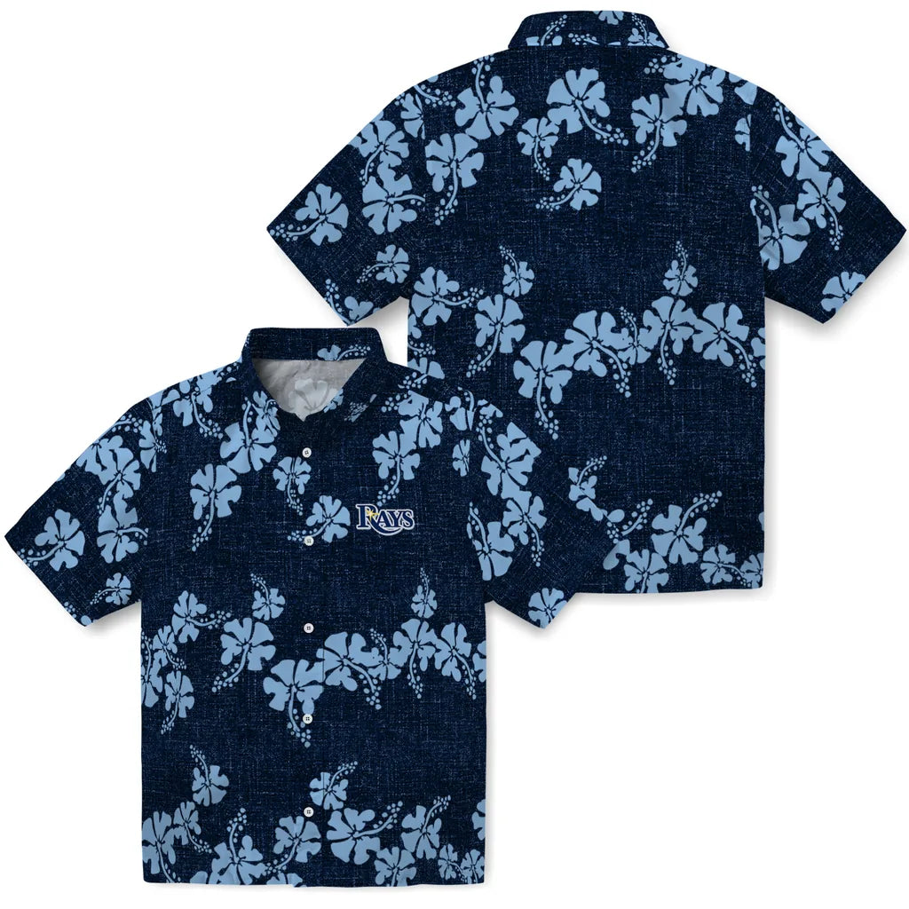 Tampa Bay Rays Hawaiian Shirt - 50th State Flower | Moonbestprint