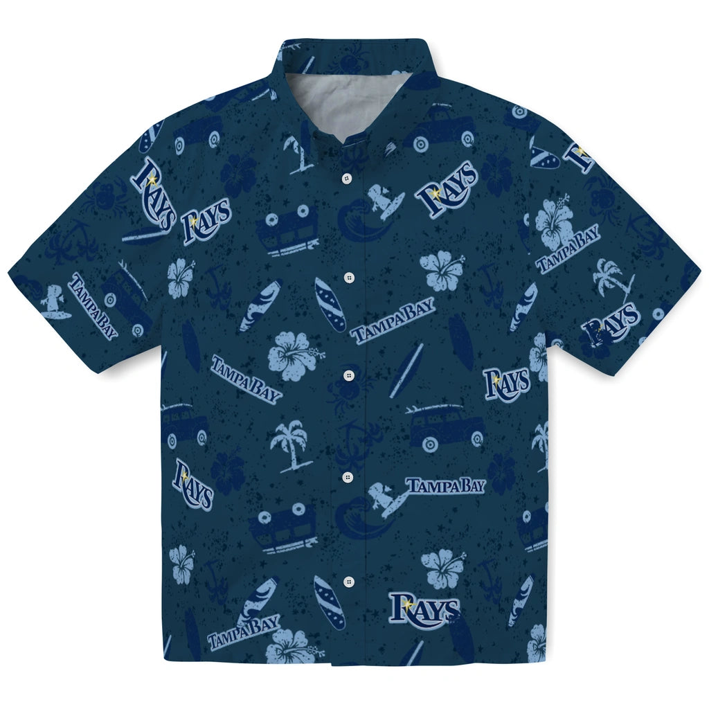 Tampa Bay Rays Hawaiian Shirt - Beach Vibe | Moonbestprint