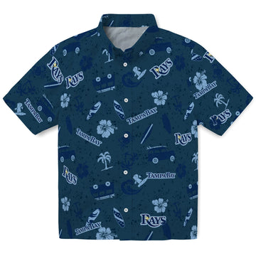 Tampa Bay Rays Hawaiian Shirt - Beach Vibe | Moonbestprint