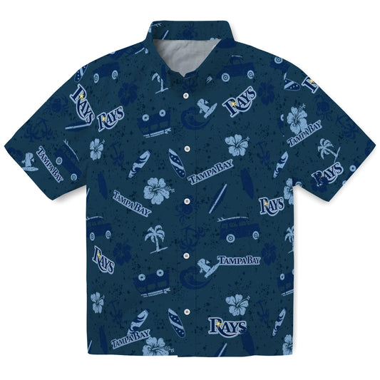 Tampa Bay Rays Hawaiian Shirt - Beach Vibe | Moonbestprint