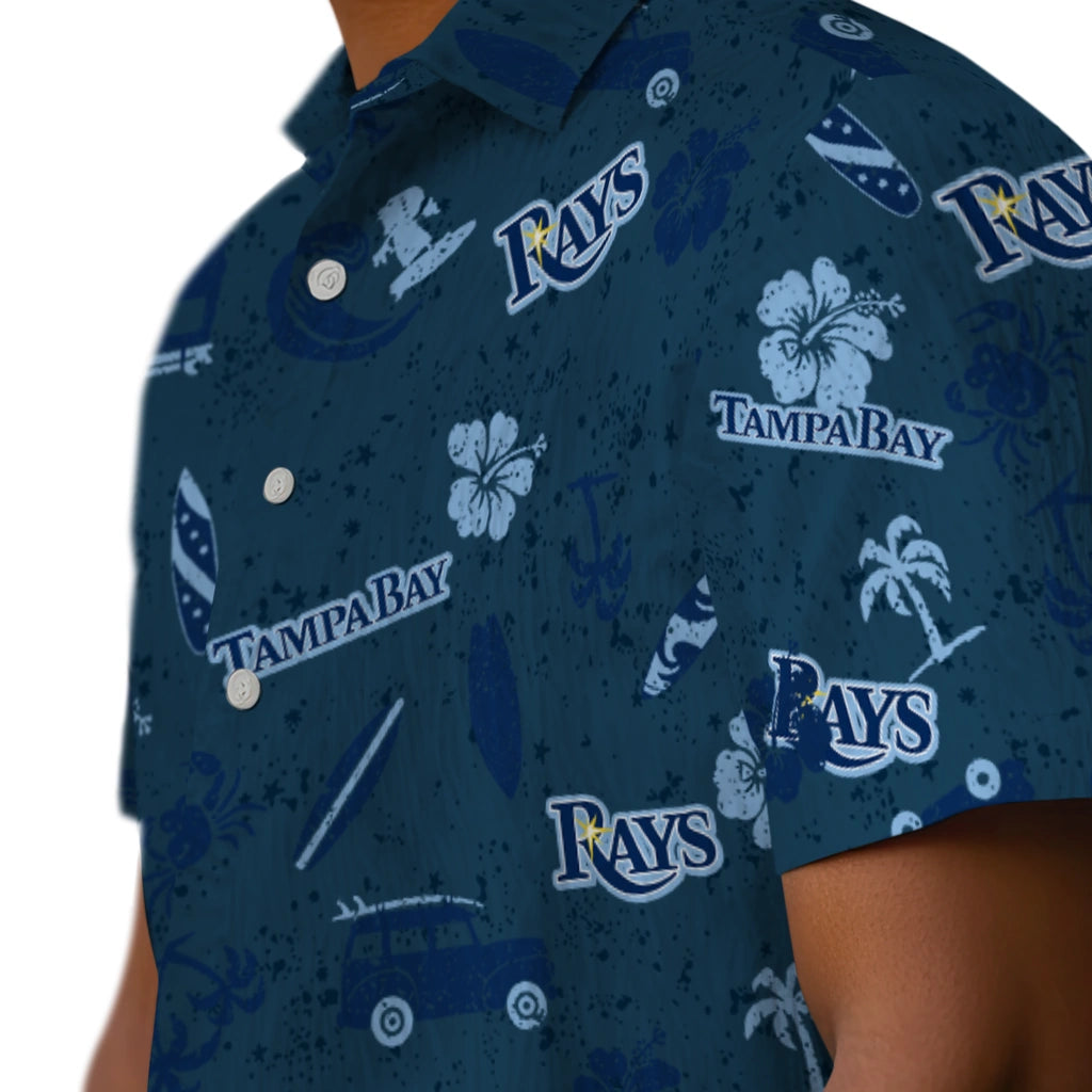 Tampa Bay Rays Hawaiian Shirt - Beach Vibe | Moonbestprint