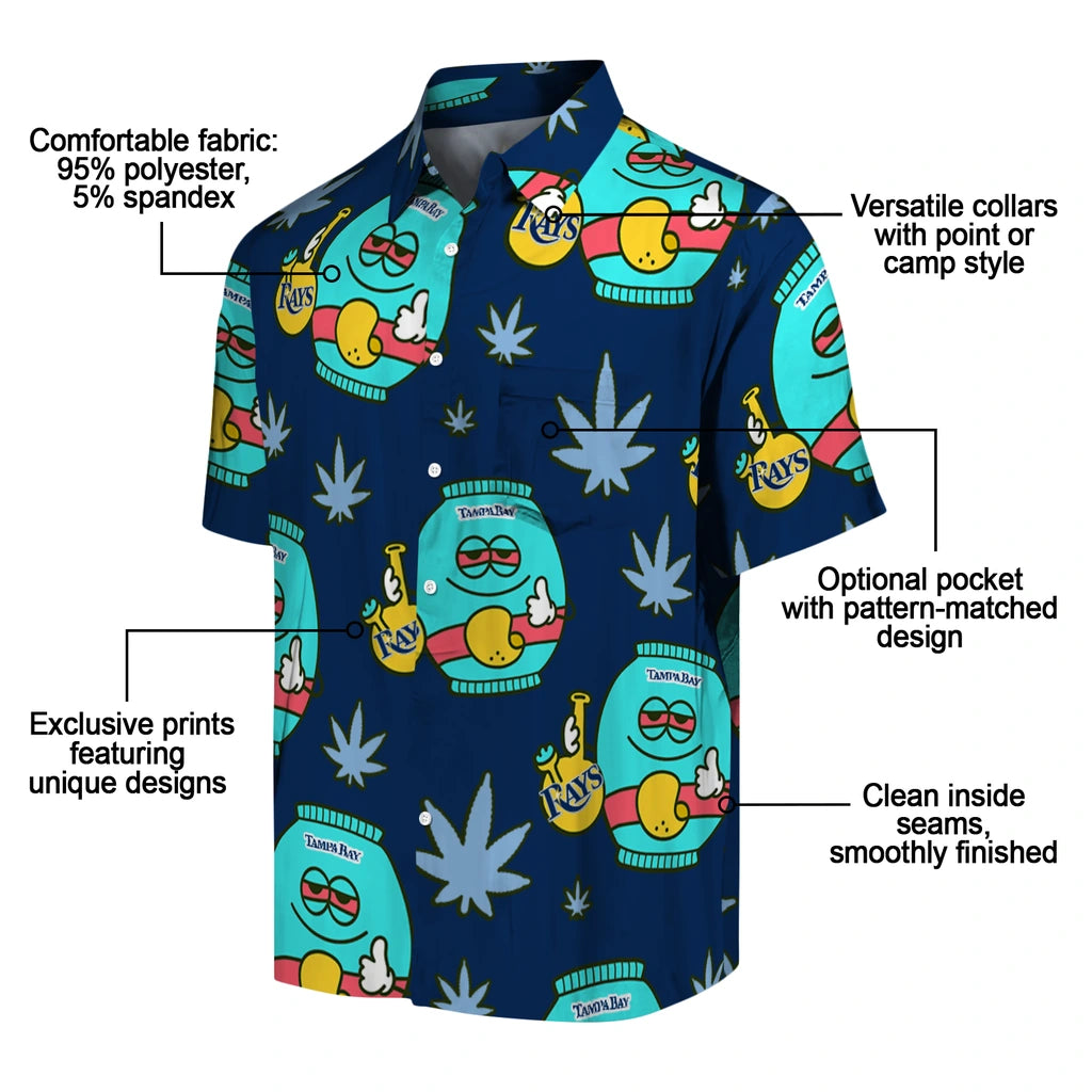Tampa Bay Rays Hawaiian Shirt - Chill Vibe | Moonbestprint