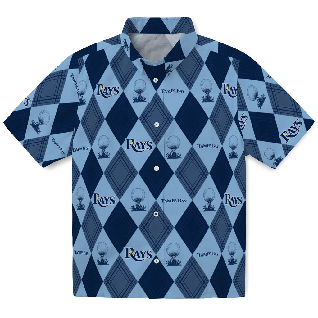 Tampa Bay Rays Hawaiian Shirt - Golfing Plaid | Moonbestprint