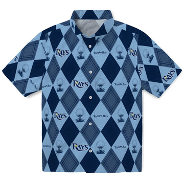 Tampa Bay Rays Hawaiian Shirt - Golfing Plaid | Moonbestprint