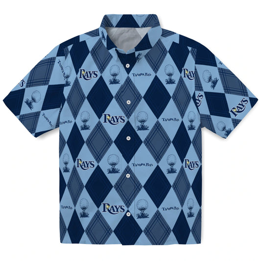 Tampa Bay Rays Hawaiian Shirt - Golfing Plaid | Moonbestprint