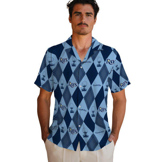 Tampa Bay Rays Hawaiian Shirt - Golfing Plaid | Moonbestprint