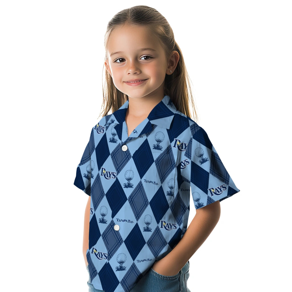 Tampa Bay Rays Hawaiian Shirt - Golfing Plaid | Moonbestprint