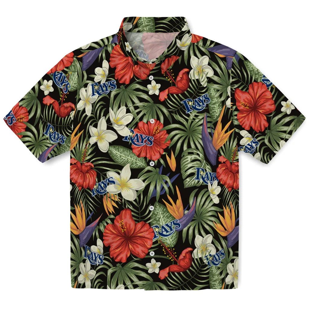 Tampa Bay Rays Hawaiian Shirt - Hawaii Floral Hibiscus | Moonbestprint