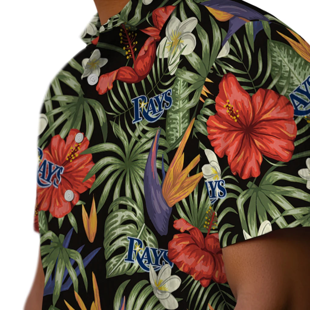 Tampa Bay Rays Hawaiian Shirt - Hawaii Floral Hibiscus | Moonbestprint
