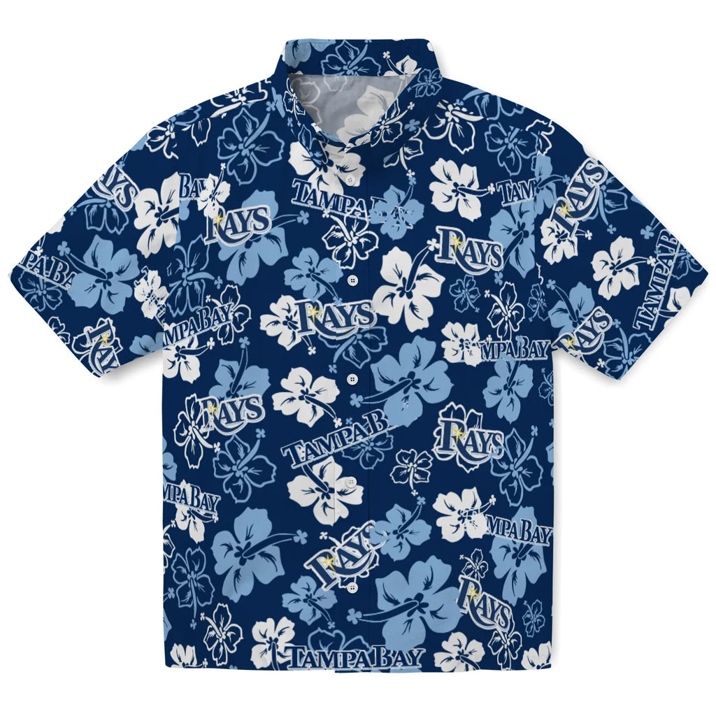 Tampa Bay Rays Hibiscus Bloom Hawaiian Shirt – Moonbestprint