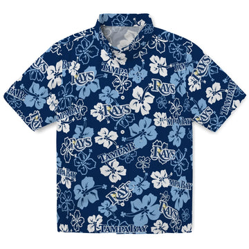 Tampa Bay Rays Hibiscus Bloom Hawaiian Shirt – Moonbestprint