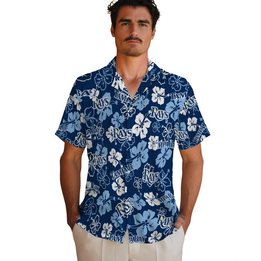 Tampa Bay Rays Hibiscus Bloom Hawaiian Shirt – Moonbestprint