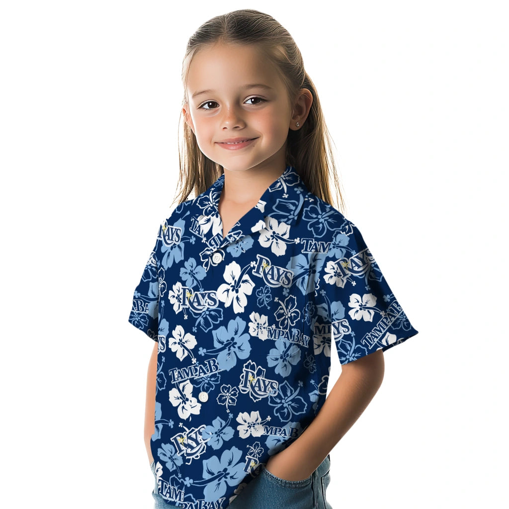 Tampa Bay Rays Hibiscus Bloom Hawaiian Shirt – Moonbestprint