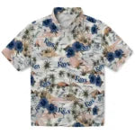 Tampa Bay Rays Hawaiian Shirt - Hibiscus Seaside | Moonbestprint