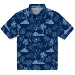 Tampa Bay Rays Hawaiian Shirt - Palm And Clouds | Moonbestprint