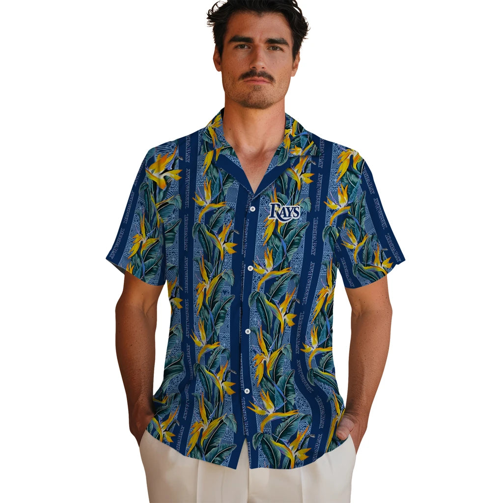 Tampa Bay Rays Hawaiian Shirt - Paradise Vines | Moonbestprint