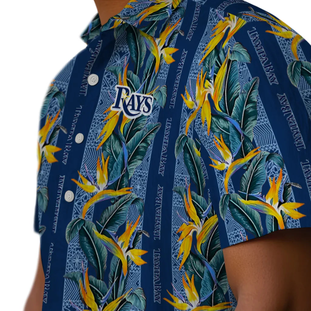 Tampa Bay Rays Hawaiian Shirt - Paradise Vines | Moonbestprint