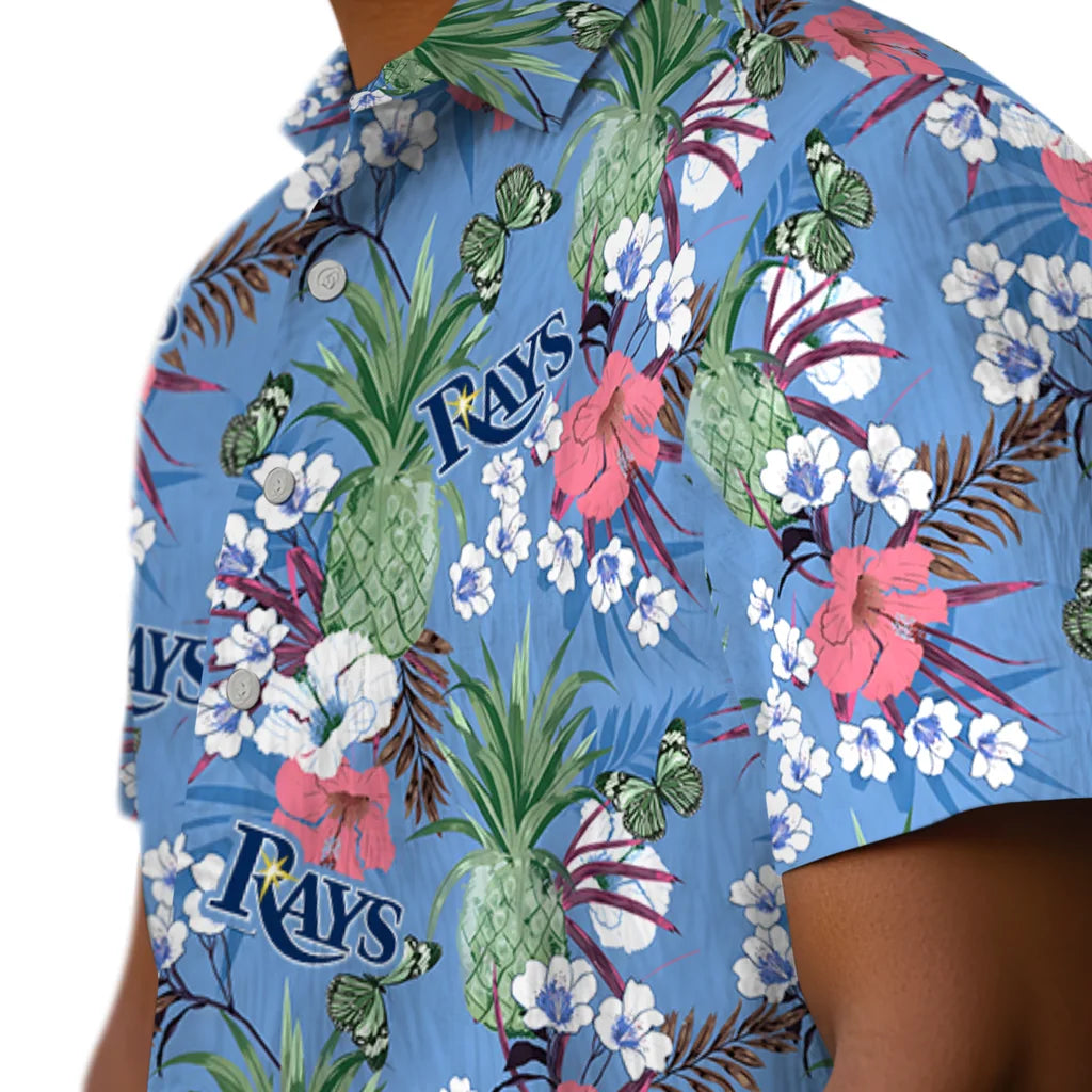 Tampa Bay Rays Hawaiian Shirt - Pineapple Bouquet | Moonbestprint