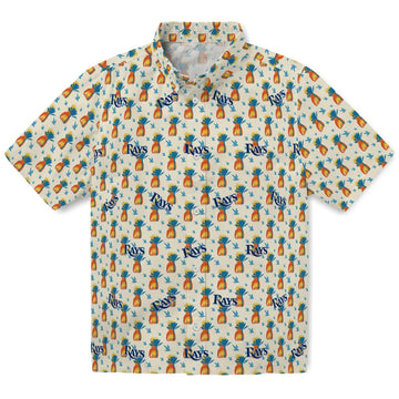 Tampa Bay Rays Hawaiian Shirt - Pineapple Delight | Moonbestprint
