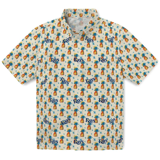 Tampa Bay Rays Hawaiian Shirt - Pineapple Delight | Moonbestprint