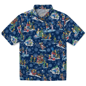 Tampa Bay Rays Hawaiian Shirt - Simpsons Christmas | Moonbestprint