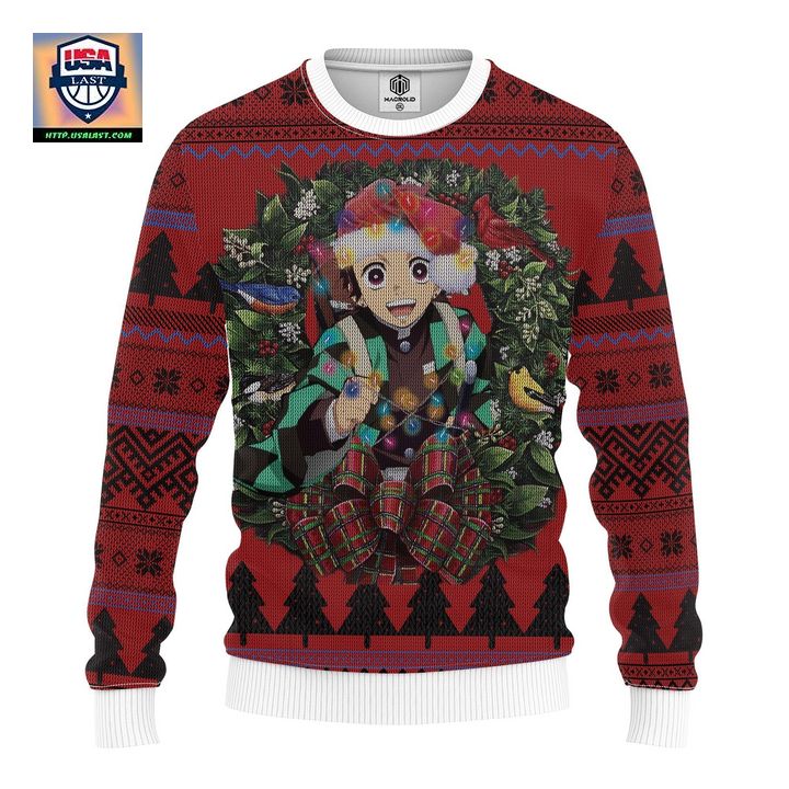 Tanjirou Kimesu No Yaiba Mc Ugly Christmas Sweater Thanksgiving Gift ? Usalast