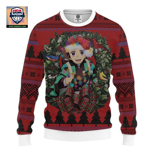 Tanjirou Kimesu No Yaiba Mc Ugly Christmas Sweater Thanksgiving Gift ? Usalast