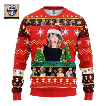 Taylor Swift Ugly Christmas Sweater Red Amazing Gift Idea Thanksgiving Gift ? Usalast