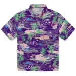 TCU Horned Frogs Flamingo Retreat 2026 Hawaiian Shirt – Moonbestprint