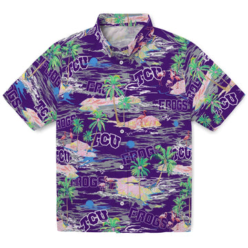 TCU Horned Frogs Flamingo Retreat 2026 Hawaiian Shirt – Moonbestprint