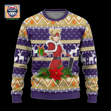 Temari Ugly Christmas Sweater Custom Naruto Anime Xmas Gift ? Usalast