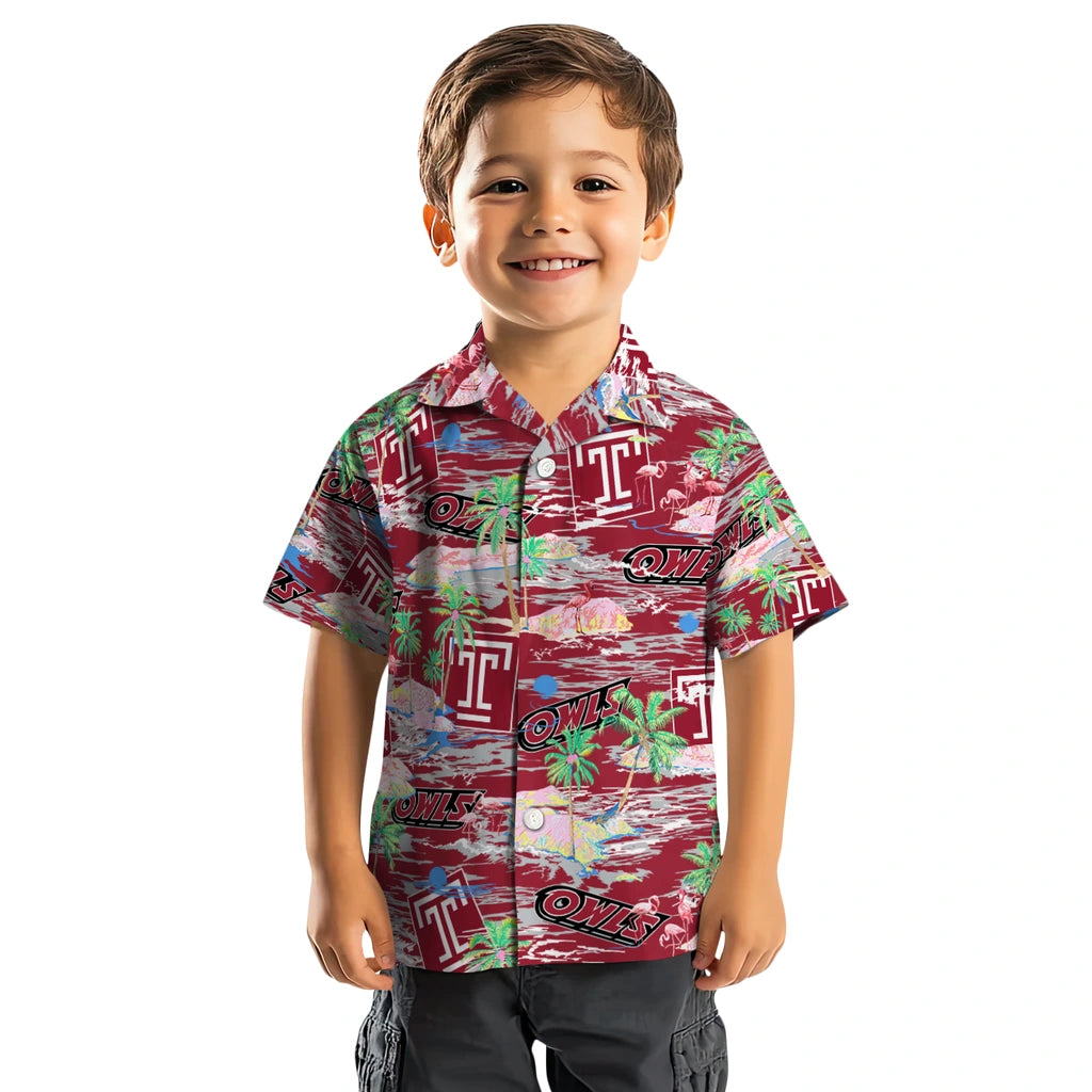 Temple Owls Flamingo Retreat 2026 Hawaiian Shirt – Moonbestprint