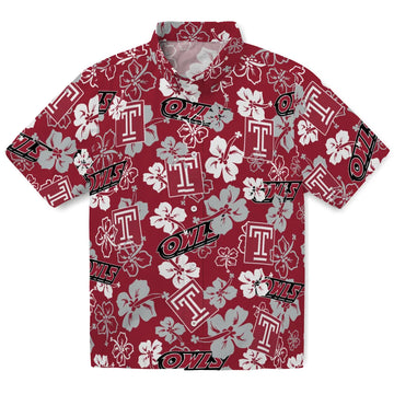 Temple Owls Hibiscus Bloom Hawaiian Shirt – Moonbestprint