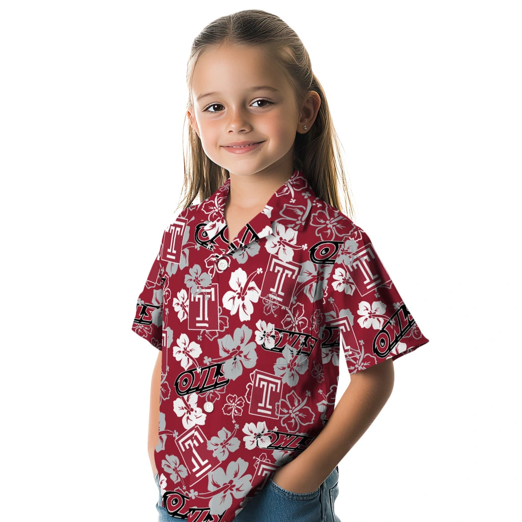 Temple Owls Hibiscus Bloom Hawaiian Shirt – Moonbestprint