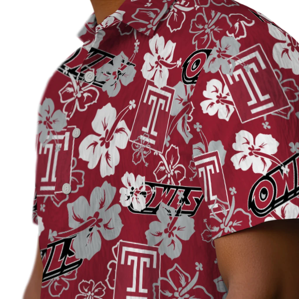 Temple Owls Hibiscus Bloom Hawaiian Shirt – Moonbestprint