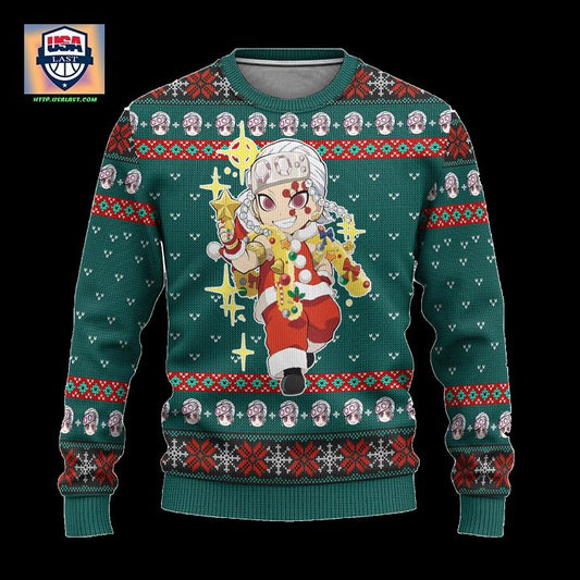 Tengen Uzui Demon Slayer Anime Ugly Christmas Sweater Xmas Gift ? Usalast