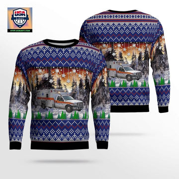 Tennessee Cumberland County EMS Christmas Sweater 3D ? Usalast