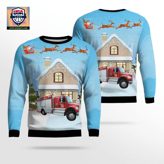 Tennessee Nashville Fire Department Rescue Truck AOP Sweater ? Usalast