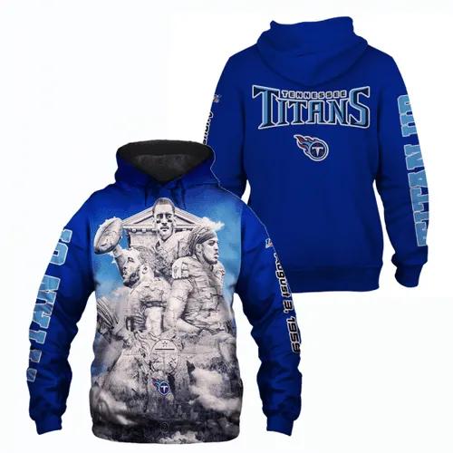 Tennessee Titans August 3 1959 NFL 3D All Over Print Hoodie -Moonbestprint