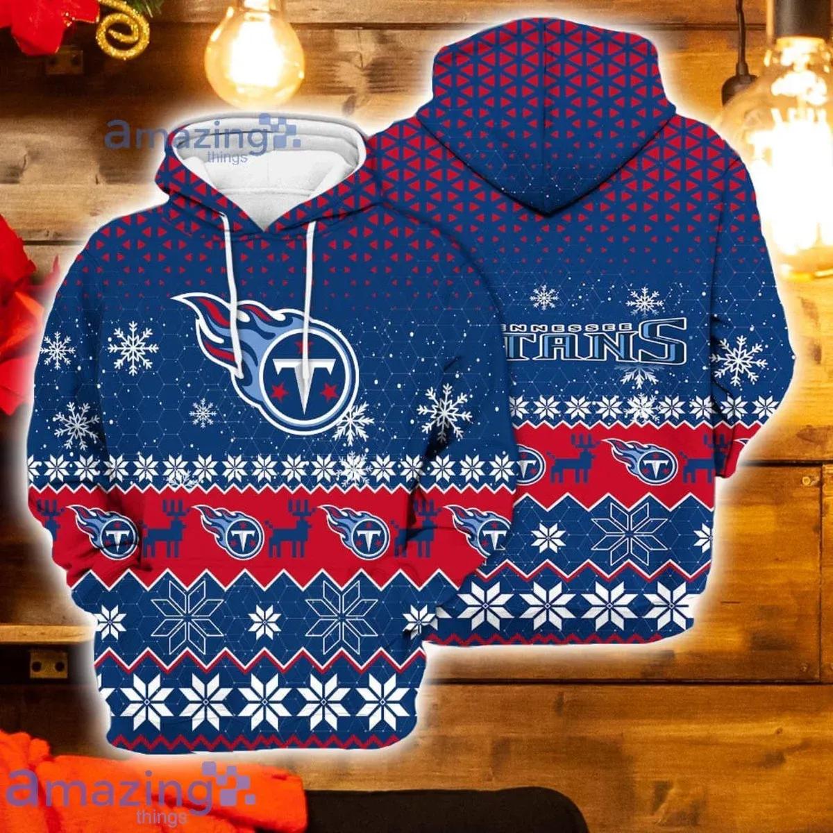 Tennessee Titans Christmas NFL 3D All Over Print Hoodie -Moonbestprint