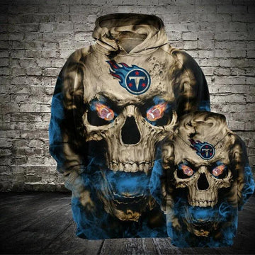 Tennessee Titans Football Loose Hooded Sports Casual NFL 3D All Over Print Hoodie -Moonbestprint