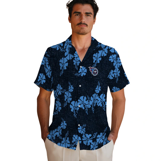 Tennessee Titans Hawaiian Shirt - 50th State Flower | Moonbestprint