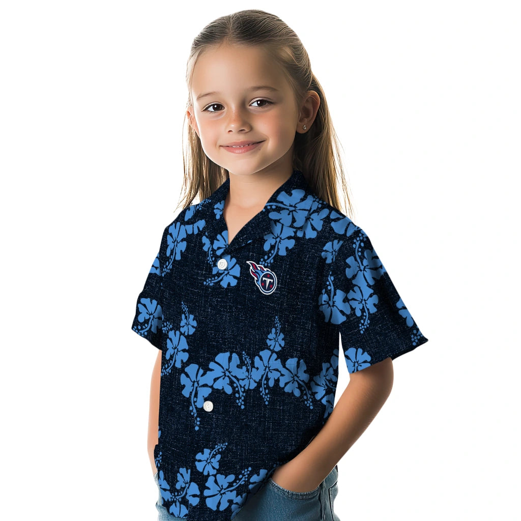 Tennessee Titans Hawaiian Shirt - 50th State Flower | Moonbestprint