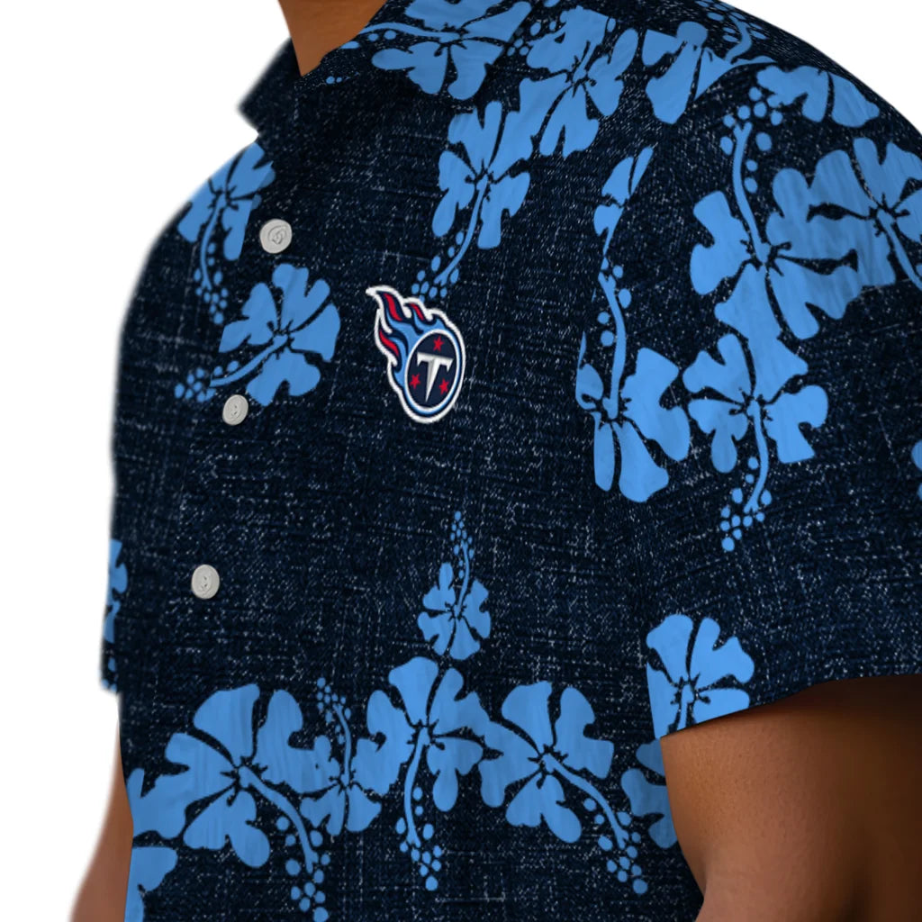 Tennessee Titans Hawaiian Shirt - 50th State Flower | Moonbestprint