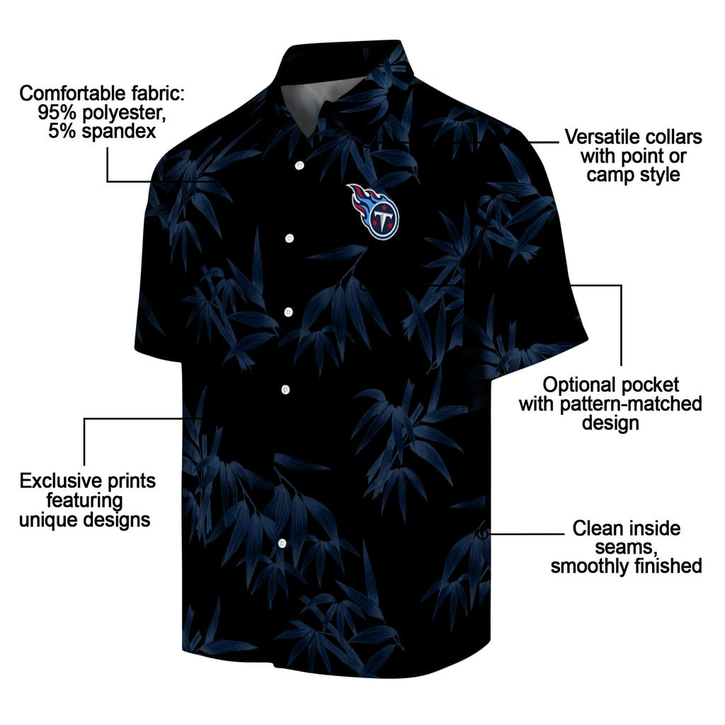 Tennessee Titans Hawaiian Shirt - Bamboo Branches | Moonbestprint