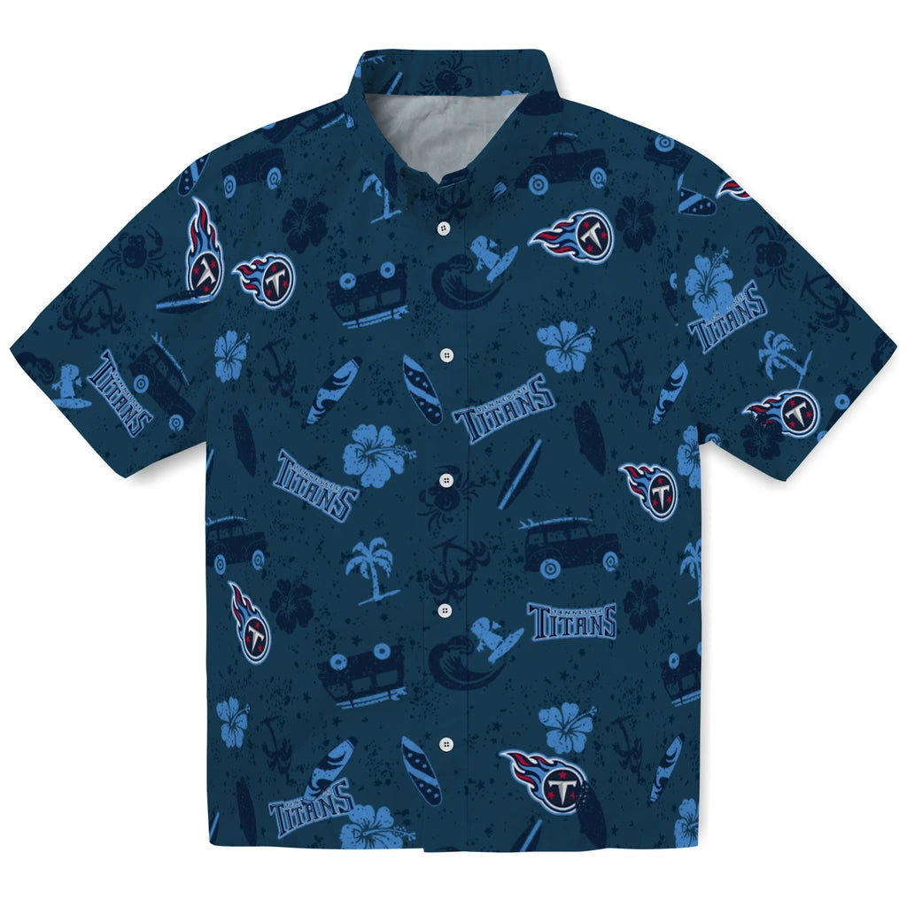 Tennessee Titans Hawaiian Shirt - Beach Vibe | Moonbestprint