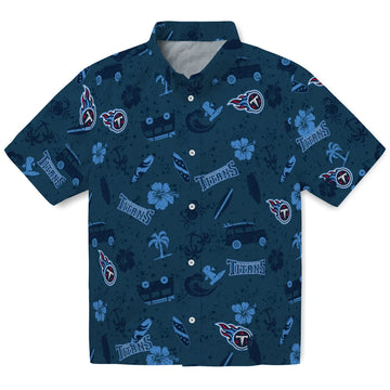 Tennessee Titans Hawaiian Shirt - Beach Vibe | Moonbestprint