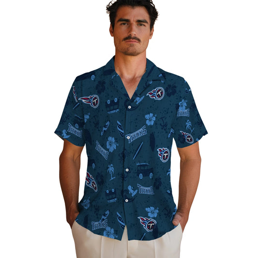 Tennessee Titans Hawaiian Shirt - Beach Vibe | Moonbestprint