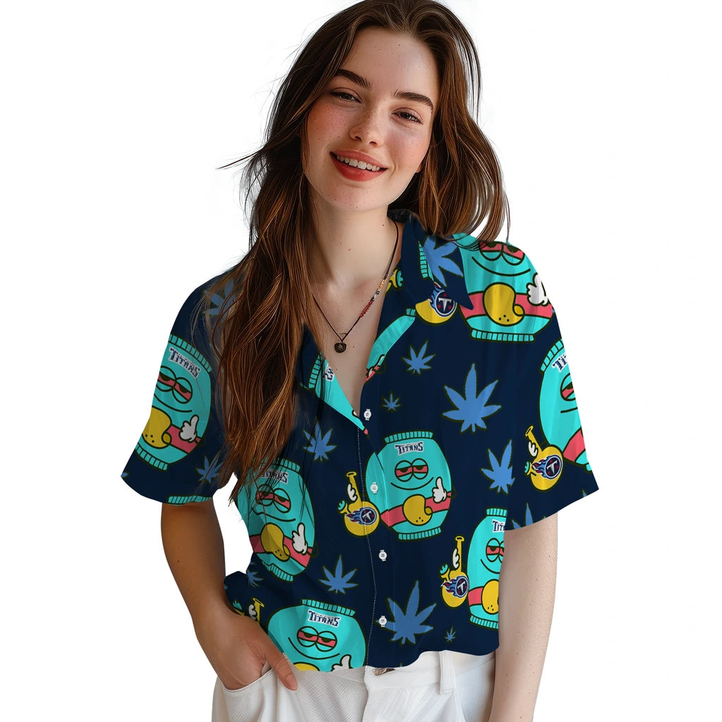 Tennessee Titans Hawaiian Shirt - Chill Vibe | Moonbestprint