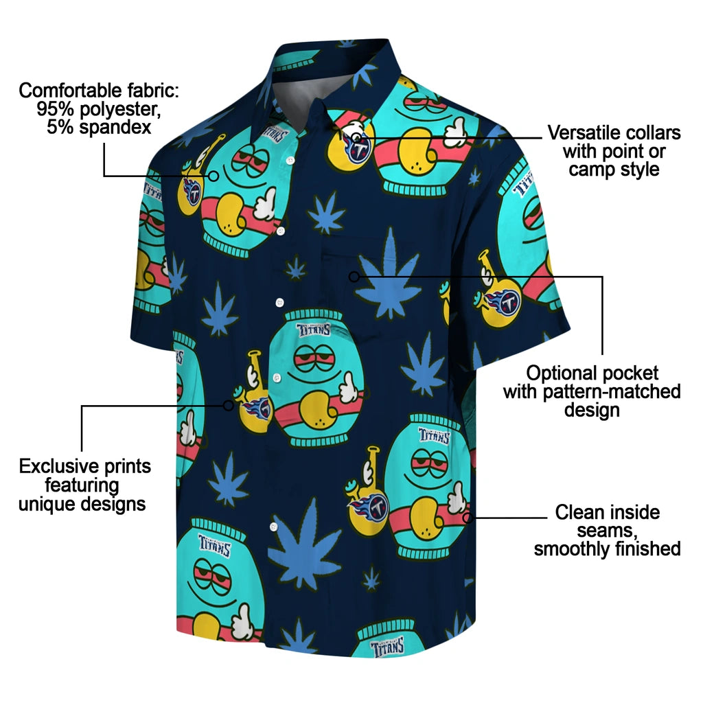 Tennessee Titans Hawaiian Shirt - Chill Vibe | Moonbestprint